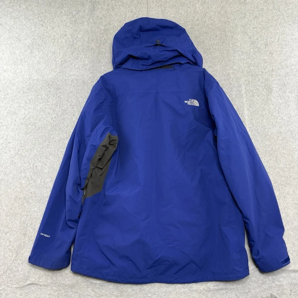 The North Face Hyvent  2 in 1 Snow Jacket Blue Mens XL Hoodie Layer Thermal Coat